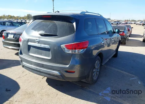 2016 Nissan Pathfinder S z USA, uszkodzony, nr VIN 5N1AR2MM7GC666909